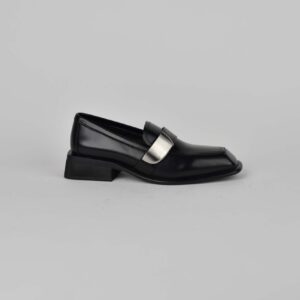 Loafer lëkure te zeza Z-040