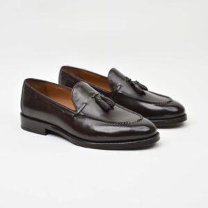 Tassel Loafer – Dark Brown Patina 40-03K