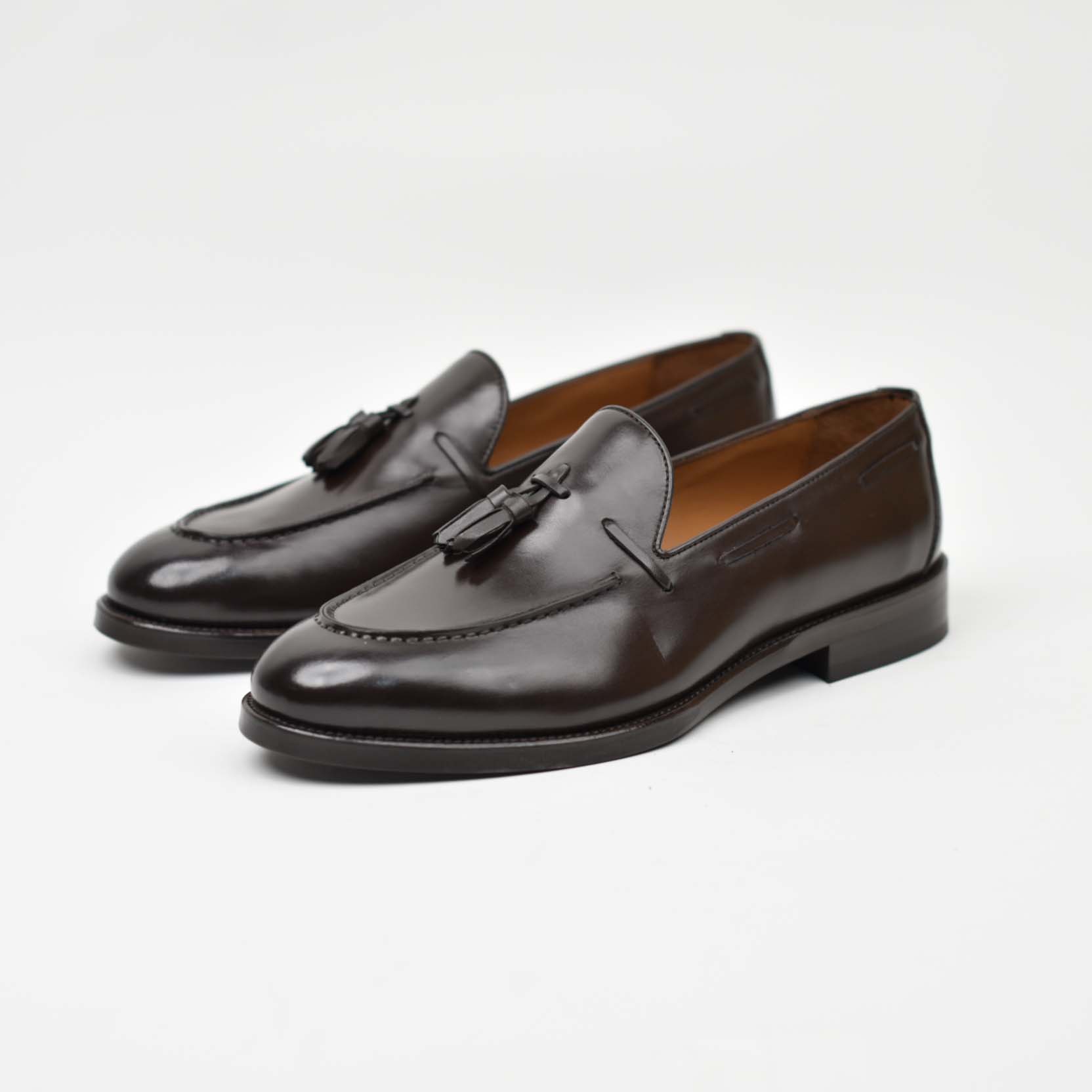 Tassel Loafer – Dark Brown Patina 40-03K - Figura 2