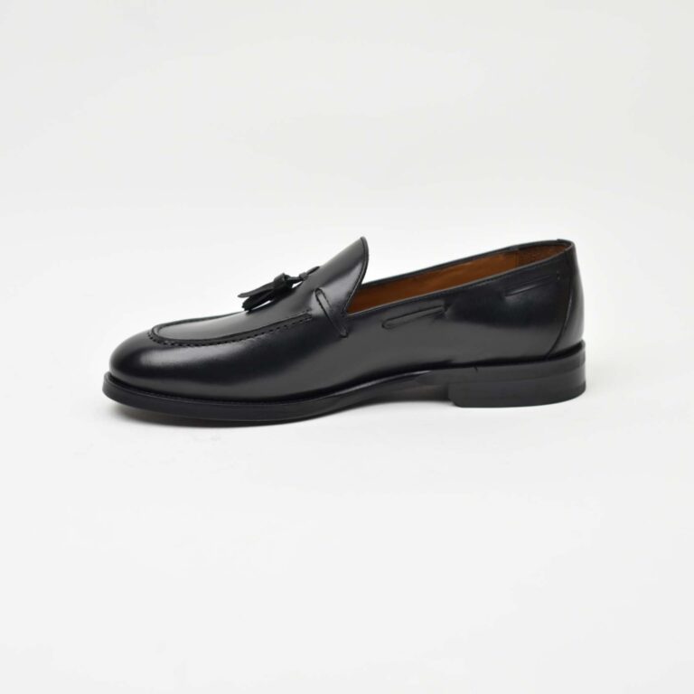 Tassel Loafer – Black Leather 40-03Z thumbnail 4