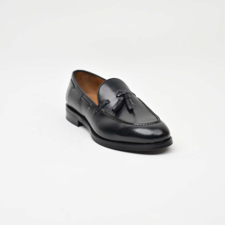 Tassel Loafer – Black Leather 40-03Z thumbnail 6