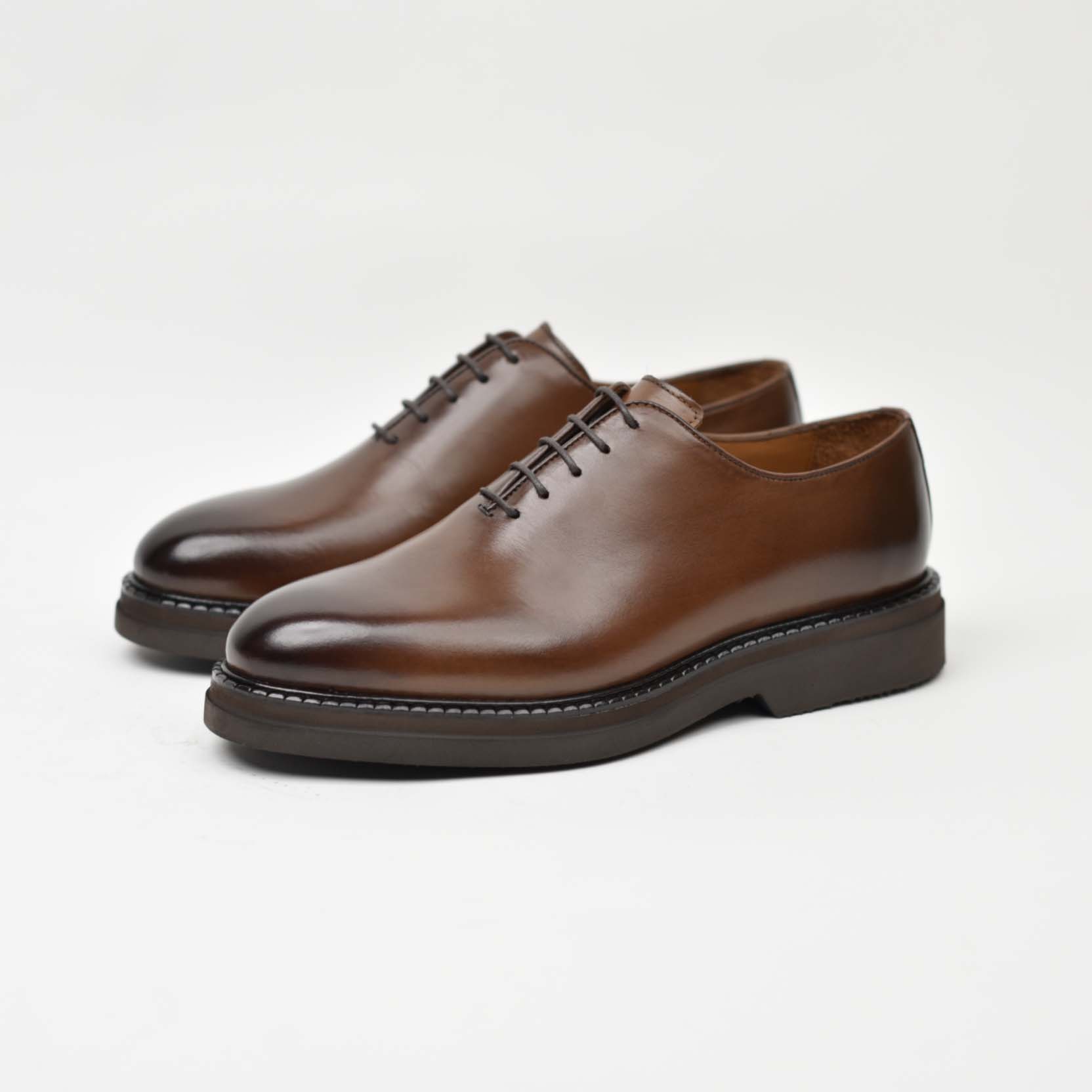 Wholecut Oxford – Cognac Brown 40-67K - Figura 2