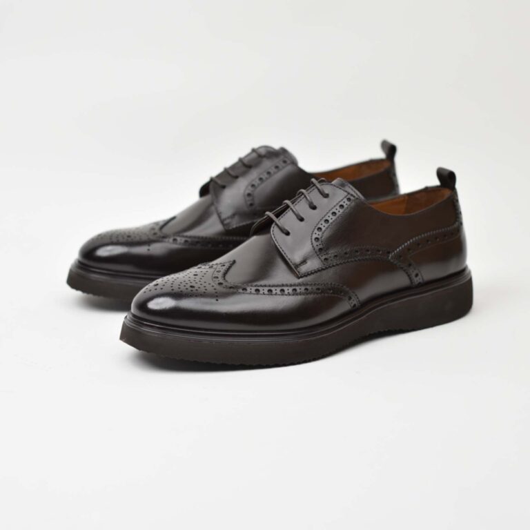 Wingtip Derby-Dark Brown 60-67K thumbnail 2