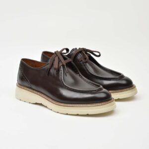 Moc Toe Derby -Brown Cream Sole 266-06K