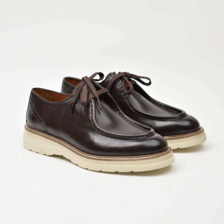Moc Toe Derby -Brown Cream Sole 266-06K
