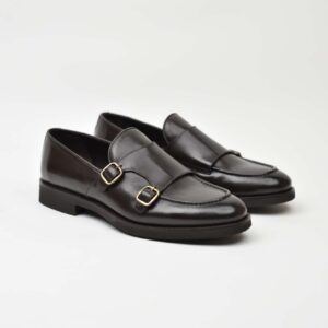 Double Monk Strap-Brown 138-03K